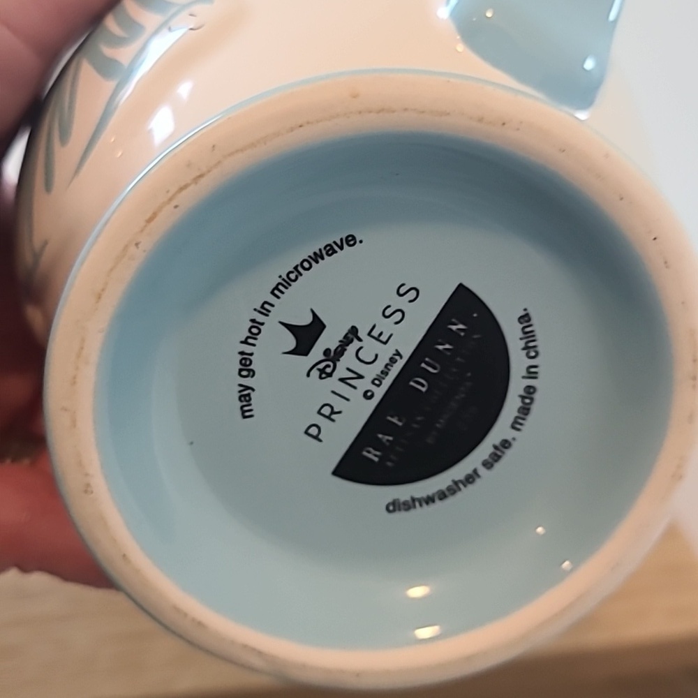 Cinderella Themed Blue and Cream Mug - Picture 4 of 4